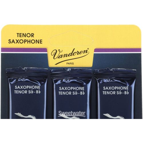  Vandoren SR223 Traditonal Tenor Saxophone Reeds - 3.0 (3-pack)