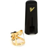 Vandoren LC58DP M|O Tenor Saxophone Ligature and Cap - Gilded