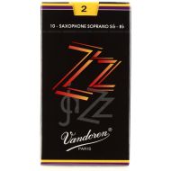 Vandoren SR402 - ZZ Soprano Saxophone Reeds - 2.0 (10-pack)