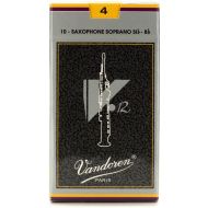 Vandoren SR604 - V12 Soprano Saxophone Reeds - 4.0 (10-pack)