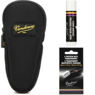 Vandoren P200 Neoprene Mouthpiece Pouch Accessories Bundle - Small (Bb Clarinet/Alto Saxophone)
