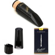 Vandoren CM302 5RV Lyre Series Bb Clarinet Mouthpiece, Ligature, and Reed Bundle - 3.0