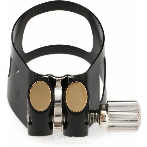  Vandoren LC01BP Optimum Bb Clarinet Ligature and Cap - Black