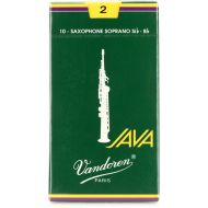 Vandoren SR302 - JAVA Soprano Saxophone Reeds - 2.0 (10-pack)