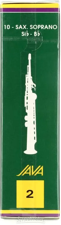  Vandoren SR302 - JAVA Soprano Saxophone Reeds - 2.0 (10-pack)
