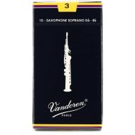 Vandoren SR203 - Traditional Soprano Saxophone Reeds - 3.0 (10-pack)