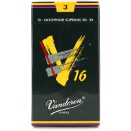 Vandoren SR713 - V16 Soprano Saxophone Reeds - 3.0 (10-pack)
