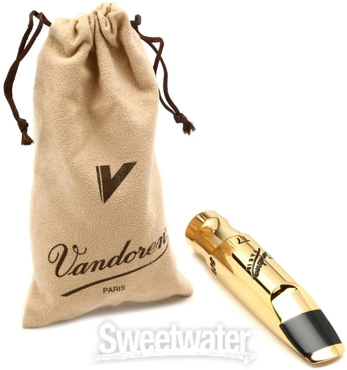  Vandoren SM823GM V16 Metal Tenor Saxophone Mouthpiece with Optimum Ligature - T7M