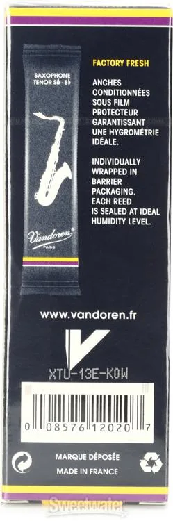  Vandoren SR2235 - Traditional Tenor Saxophone Reeds - 3.5 (5-pack)