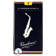 Vandoren Traditional Alto Saxophone Reeds - 2.0 (30-pack)