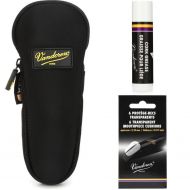 Vandoren P201 Neoprene Mouthpiece Pouch Accessories Bundle - Large (Tenor/Baritone Saxophone)