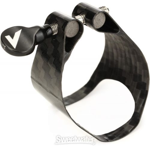  Vandoren LC81BLP Carbon Ligature for Bb Clarinet - Black Screw