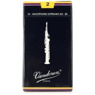 Vandoren SR202 - Traditional Soprano Saxophone Reeds - 2.0 (10-pack)