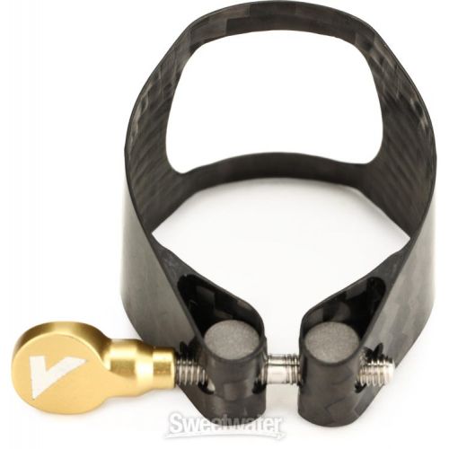  Vandoren LC87GOP Carbon Ligature for Alto Saxophone - Gold Screw