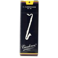 Vandoren CR124 Traditional Bass Clarinet Reed - 4.0 (5-pack)