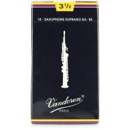 Vandoren SR2035 - Traditional Soprano Saxophone Reeds - 3.5 (10-pack)