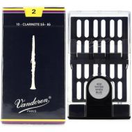 Vandoren CR102 Traditional Bb Clarinet Reed with Reed Case- 2.0 (10-pack)