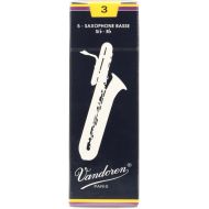 Vandoren SR253 Traditional Bass Saxophone Reeds - 3.0 (5-pack)