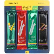 Vandoren SRMIXB25 - Jazz Mix Baritone Saxophone Reeds - 2.5 (4-pack)