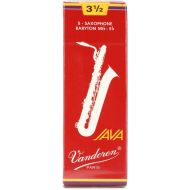 Vandoren SR3435R - JAVA Red Baritone Saxophone Reeds - 3.5 (5-pack)