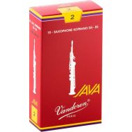Vandoren SR302R - JAVA Red Soprano Saxophone Reeds - 2.0 (10-pack)