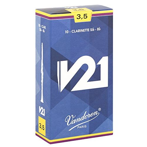  Vandoren CR8035 Bb Clarinet V21 Reeds Strength 3.5; Box of 10