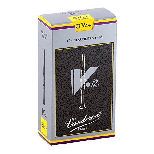  Vandoren CR1935+ Bb Clarinet V.12 Reeds Strength 3.5+; Box of 10