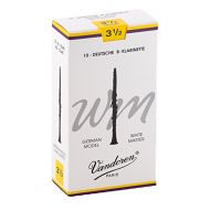 Vandoren CR1635 Bb Clarinet White Master Reeds Strength 3.5; Box of 10