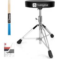 [아마존베스트]Vangoa Drum Throne, Padded Drum Stool Seat Portable Adjustable Folding Double Braced Drumming Stools for Adults and Kids, by Vangoa
