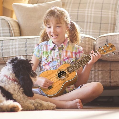  [아마존베스트]Soprano Ukulele, 21 Inch Ukulele Mahogany Soprano Beginner Kit with Guide Book for Kids Teens Students,by Vangoa