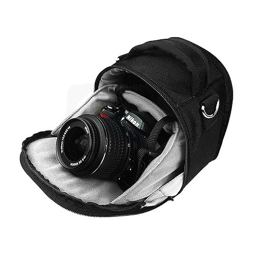  Vangoddy Laurel Onyx Black Carrying Case Bag for Kodak PixPro Astro Zoom, Friendly Zoom, Compact to Advanced Cameras