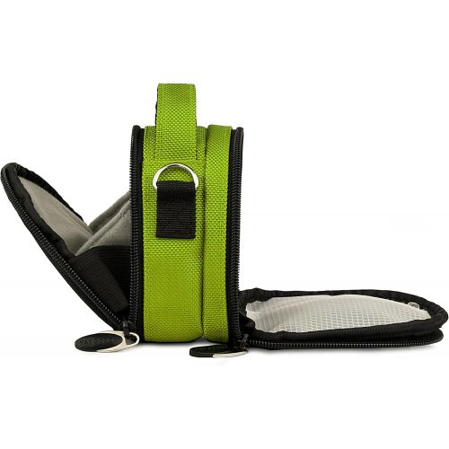 [아마존베스트]Vangoddy VanGoddy Compact Mini Laurel Lime Green Camera Pouch Cover Bag fits Canon PowerShot G7 X, N100, N Facebook, SX600, SX260, S120, S110 HS