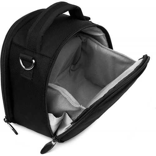  VanGoddy Laurel Onyx Black Carrying Case Bag for FujiFilm X Series and GFX Series