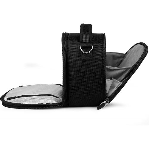  VanGoddy Laurel Onyx Black Carrying Case Bag for Nikon CoolPix Series Compact to Advanced Digital Cameras