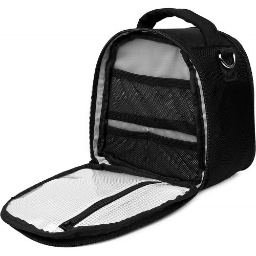  VanGoddy Laurel Onyx Black Carrying Case Bag for Nikon CoolPix Series Compact to Advanced Digital Cameras