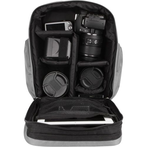  Vangoddy Photographers Camera Bag Backpack Made for Panasonic Lumix S5, S1R S1H S1, G100 (Grey)