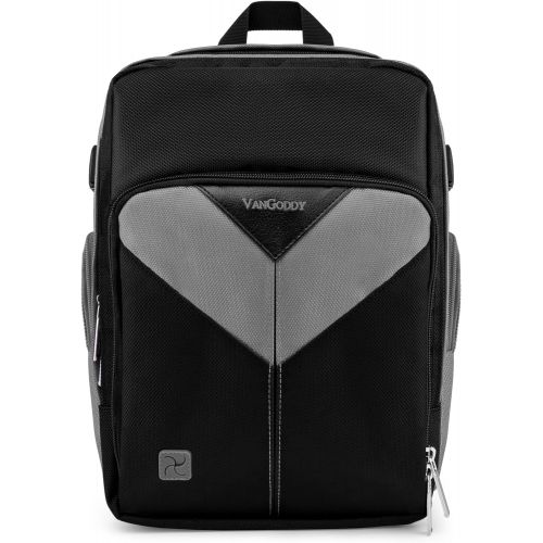  Vangoddy Photographers Camera Bag Backpack Made for Panasonic Lumix S5, S1R S1H S1, G100 (Grey)