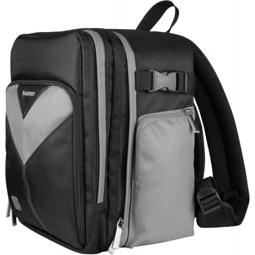  Vangoddy Photographers Camera Bag Backpack Made for Panasonic Lumix S5, S1R S1H S1, G100 (Grey)