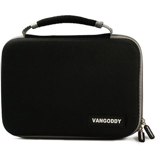  VanGoddy Harlin Gray Black Hard Shell Carrying Case for Polaroid Zip Mobile Printer