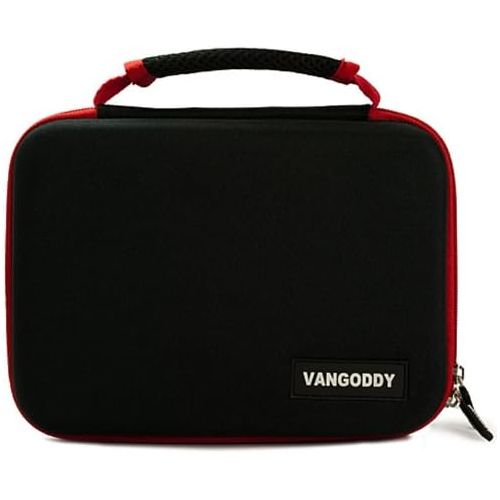  VanGoddy Harlin Red Black Hard Shell Carrying Case for Polaroid Zip Mobile Printer