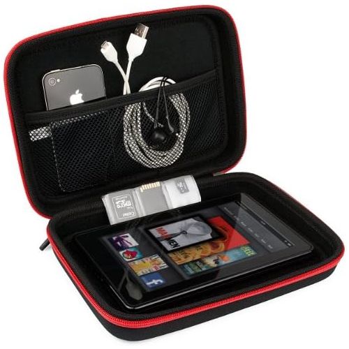  VanGoddy Harlin Red Black Hard Shell Carrying Case for Polaroid Zip Mobile Printer