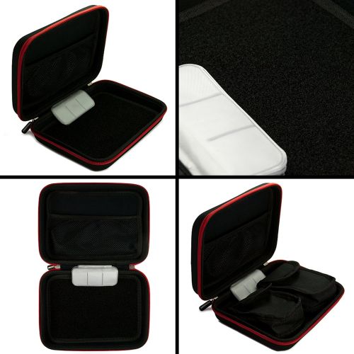  VanGoddy Harlin Red Black Hard Shell Carrying Case for Polaroid Zip Mobile Printer