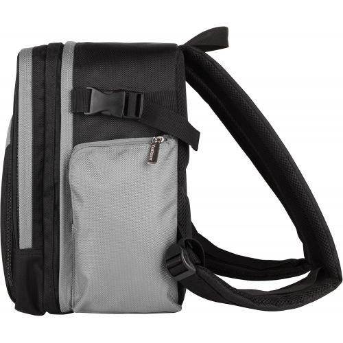 Vangoddy Grey Customizable Carryall Camera Backpack Compatible wtih Nikon D5600, D5500, D5300, D5200, D500