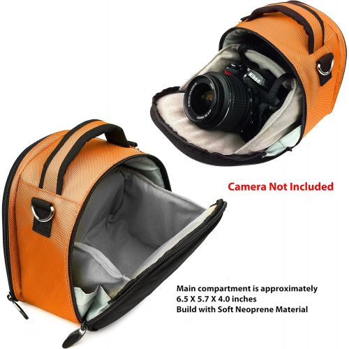  Vangoddy Laurel Travel Camera Bag Case For Sony Cyber Shot DSC H300, DSC H400, H200, HX10, HX200V, HX30, HX300 DSLR Camera