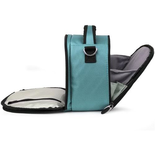  VanGoddy Laurel Sky Blue Carrying Case Bag for Canon PowerShot Series Compact to Advanced Cameras