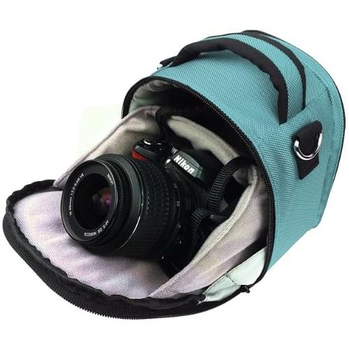  VanGoddy Laurel Sky Blue Carrying Case Bag for Canon PowerShot Series Compact to Advanced Cameras