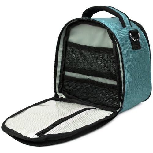  VanGoddy Laurel Sky Blue Carrying Case Bag for Canon PowerShot Series Compact to Advanced Cameras