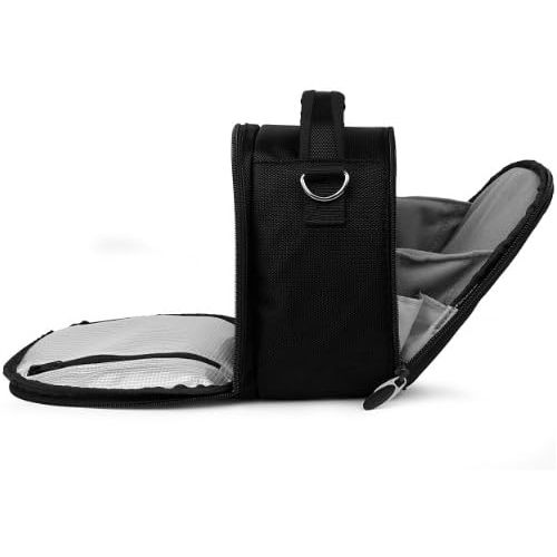  VanGoddy Laurel Onyx Black Carrying Case Bag for Canon PowerShot Series Compact to Advanced Cameras