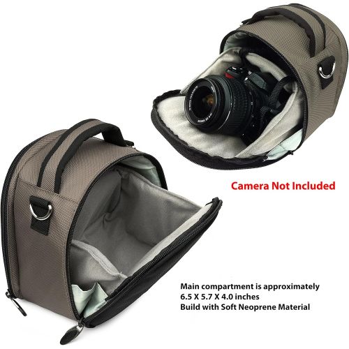  Vangoddy Laurel Travel Camera Bag Case For Sony Cyber Shot DSC H300, DSC H400, H200, HX10, HX200V, HX30, HX300 DSLR Camera