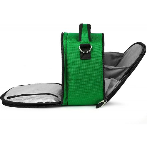  VanGoddy Laurel Forest Green Carrying Case Bag for Polaroid OneStep 2 i-Type Camera, Pop, Snap, Snap Touch, Pic-300 Instant Print